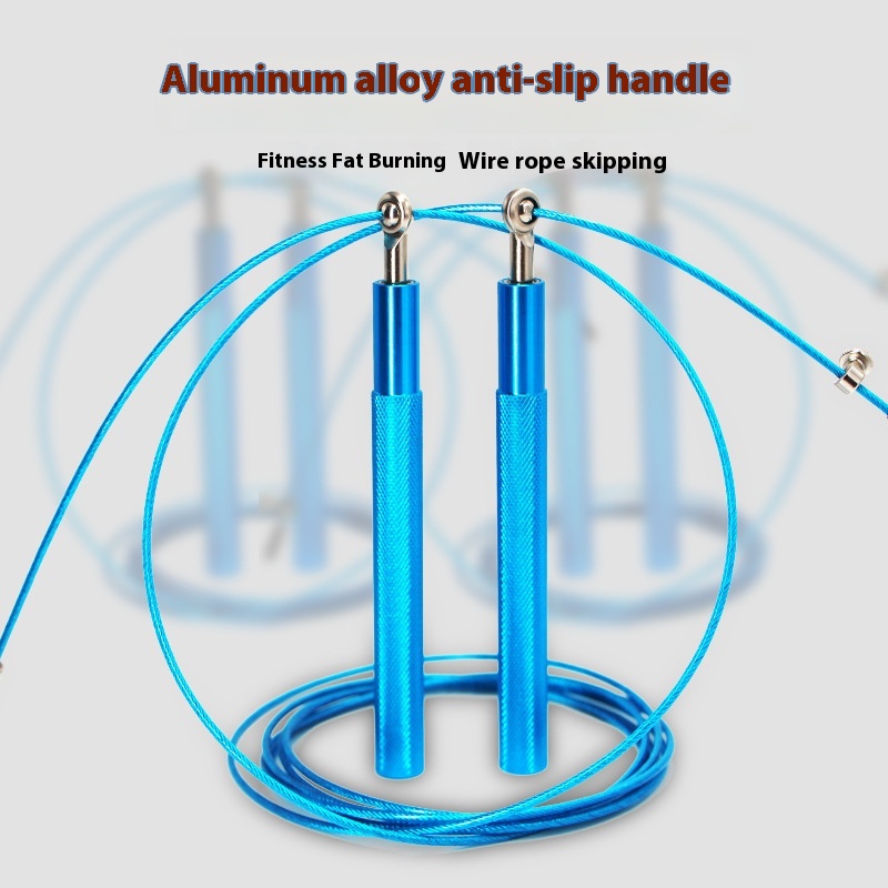 Professional Skipping Rope Fitness Sports Sports Supplies Metal Skipping Rope Middle School Student Training Aluminum Alloy Skipping Rope