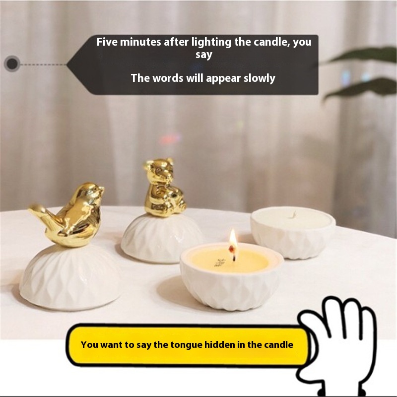 Confession Candle Surprise Aromatherapy Wedding Companion Gift Valentine's Day Romantic Proposal Box Creative Layout Birthday