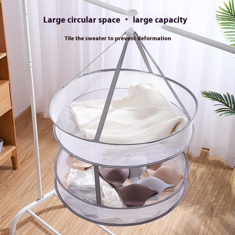 Free Shipping Clothes Drying Net Underwear Socks Clothes Drying Basket Cashmere Sweater Flat Net Bag Dormitory Home Clothes Drying Rack