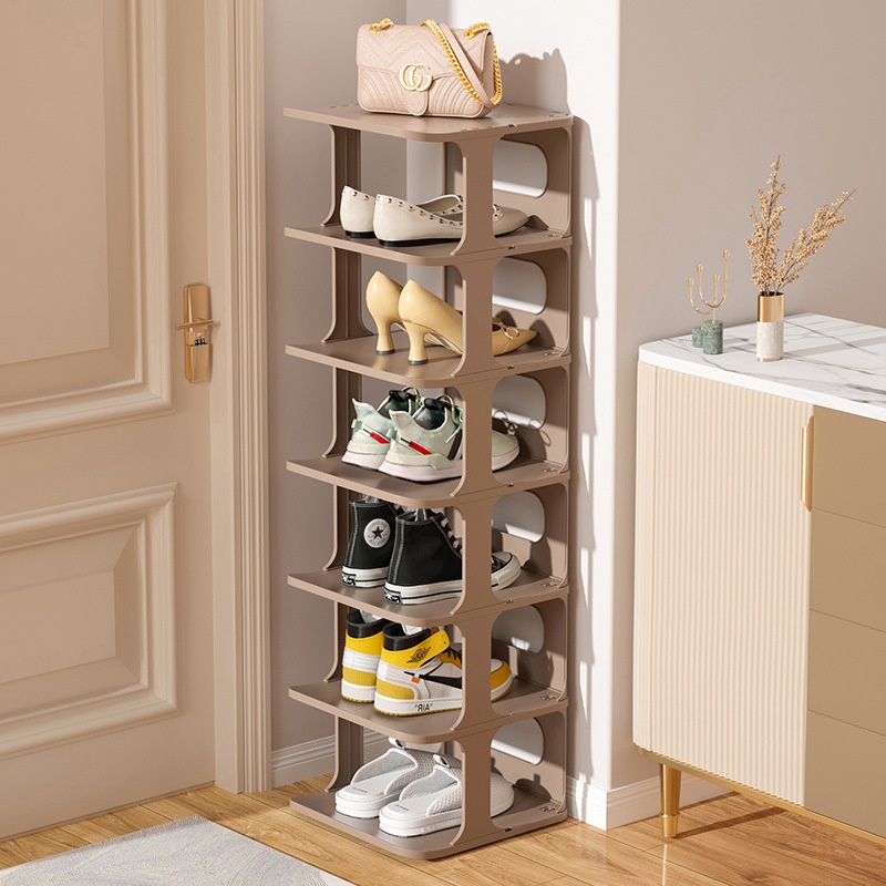 Home Dormitory Punch-free Shoe Cabinet To Store Shoes,Artifact Shoe Tray,Children's Simple Shoe Rack For Door,Starting From One Piece