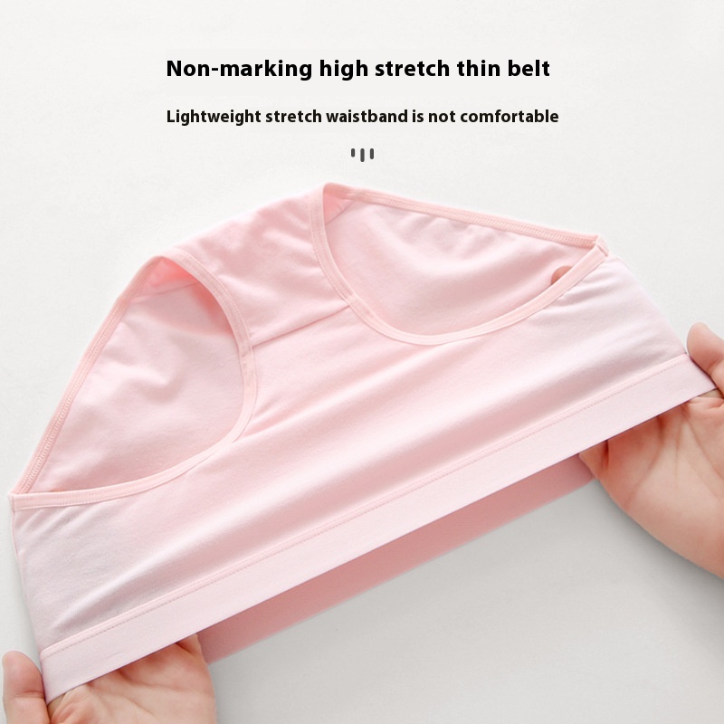 Large Size Women's Underwear Seamless Japanese Style Mid-waist Breathable Pure Cotton Crotch Briefs Sexy Silky Pure Cotton Underwear Women