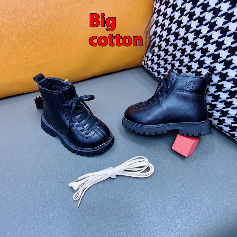 Autumn Low-top Children's Black Viscose Shoes In Stock Artificial Fur Female One Size Sgs Warm Leather Shoes