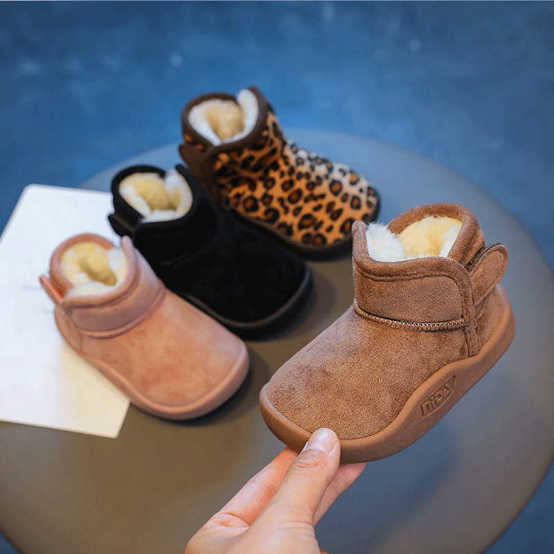 Children's Snow Boots Winter Shoes Baby Cotton Shoes Baby Toddler Shoes Girls Snow Boots Winter Outdoor Warm Shoes