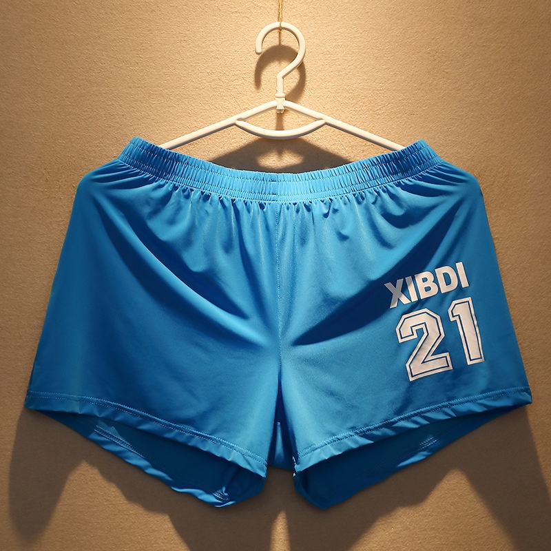 Men's Summer Breathable Ice Silk Ultra-thin Boxer Briefs Boys'y Loose Boxer Briefs Large Size Comfortable Shorts