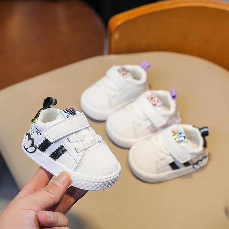 Children's Shoes Baby Toddler Shoes Soft Sole Autumn Boys Shoes Infant Shoes Leather Anti-kick