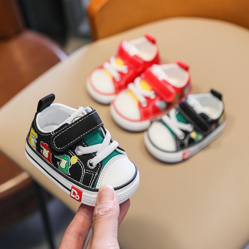 Infant And Toddler Learning Shoes For Boys,Cowhide Soft Sole,Non-slip And Lightweight Front Shoes For6-12 Months Girls,Cartoon Cloth Shoes