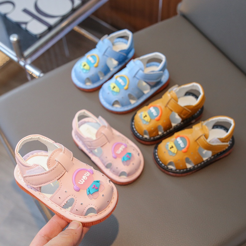Summer Baby Girl Shoes Children's Princess Shoes Boy Soft Sole Baby Toddler Shoes0-1 Years Old3 Children's Shoes Will Make ASound