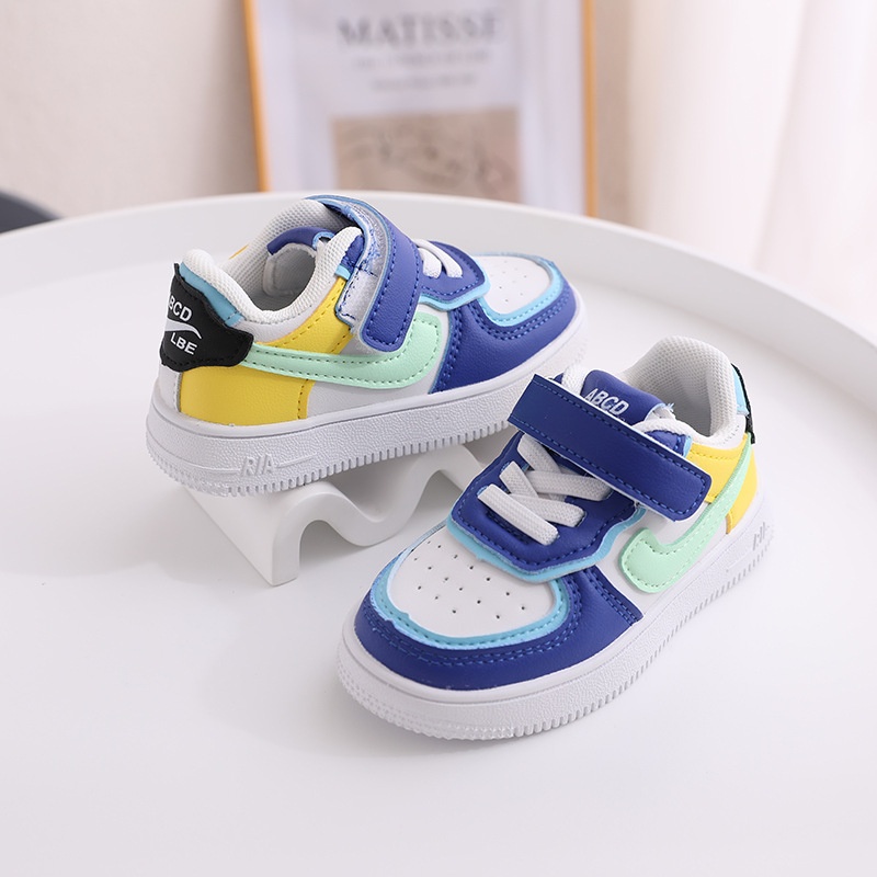 Spring Boys And Girls Casual Shoes Soft Sole Leather Low-top Children's Sports Shoes2-5 Years Old In Stock