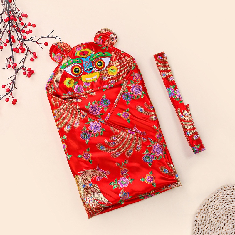 Styleborn Baby Spring And Autumn Traditional Chinese Pure Handmade Auspicious Fine Craftsmanship Outdoor Blanket