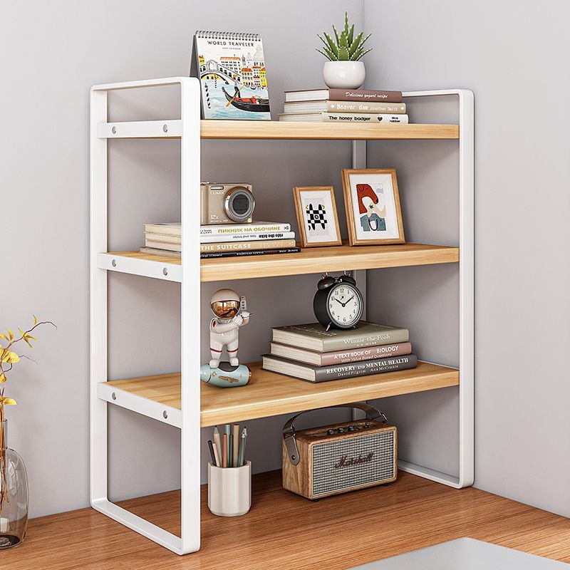 Desk Storage Rack Desktop Multi-layer Storage Rack Simple Office Desk Small Shelf Iron Student Bookshelf
