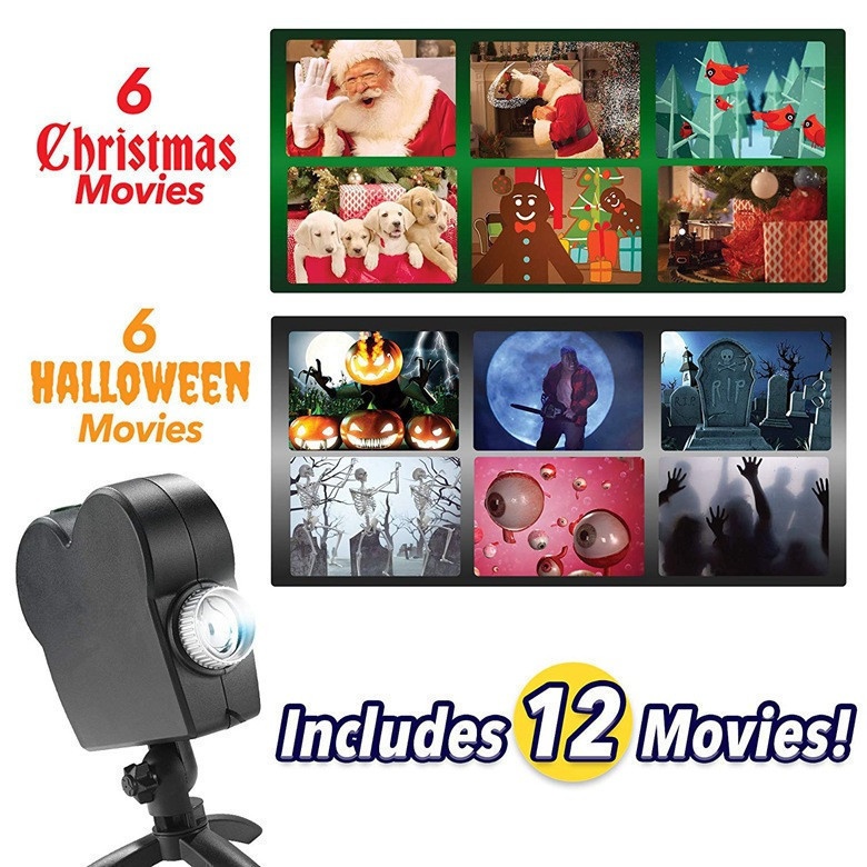 Halloween And Christmas Window Projector,Projection Light For Home Use