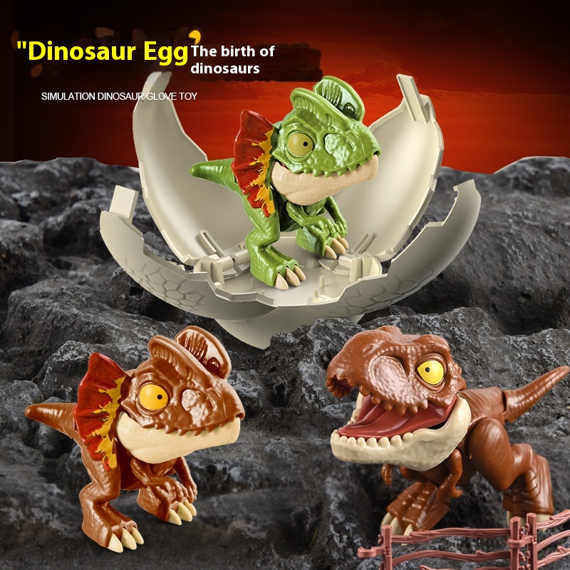 Children's Toys Deformed Dinosaur Eggs Can Be Thrown And Transformed Into Bite Fingers Tyrannosaurus Blind Box Simulation Animal Model