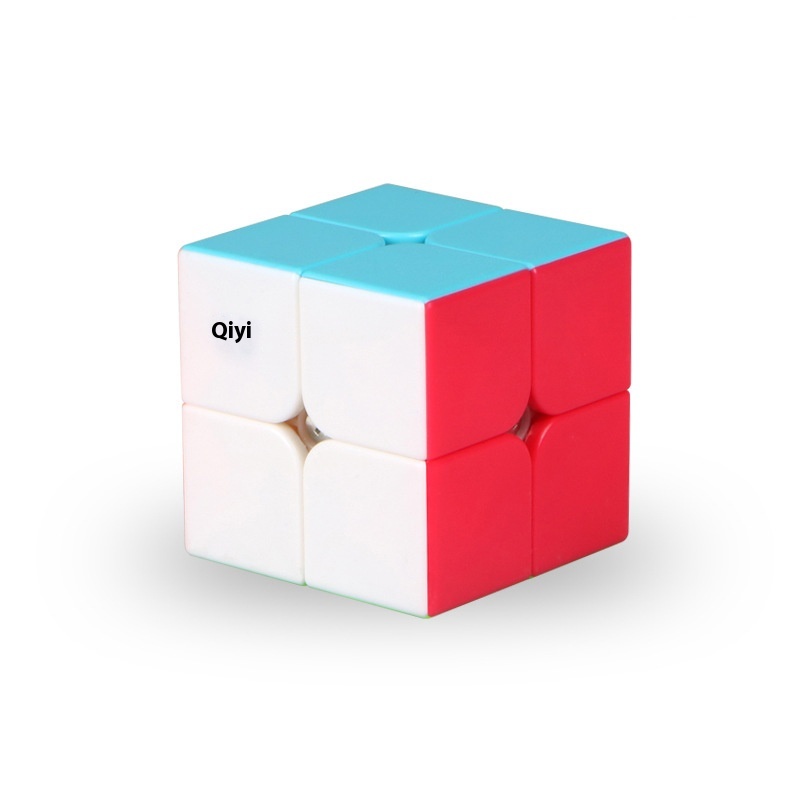 Qiyi Rubik's Cube Enlightenment S2nd Order Rubik's Cube Dazzling Six-Color2nd Order Entry Rubik's Cube Educational Toy One Piece Dropshipping