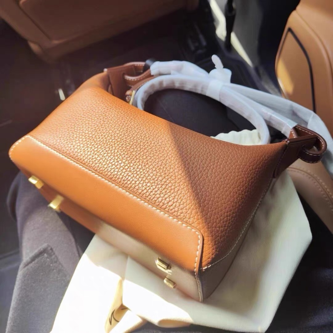 MYTASTKite Bag Series Small Lunch Box Hobo Bag High-end Light Luxury Commuter Cowhide Shoulder Messenger Bag For Women