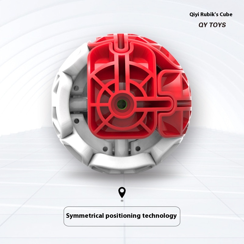 Qiyi2nd Order Mirror Rubik's Cube Brushed Series Classic Shaped2nd Order Deformed Rubik's Cube Smooth Fun Puzzle