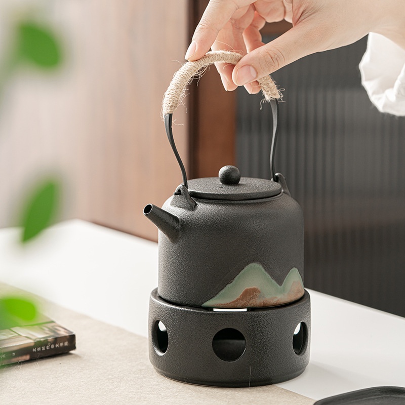 Japanese Tea Warmer Teapot Tea Set Candle Tea Stove Brewing Scented Tea Warm Tea Small Tea Warmer Heating Tea Warmer Home