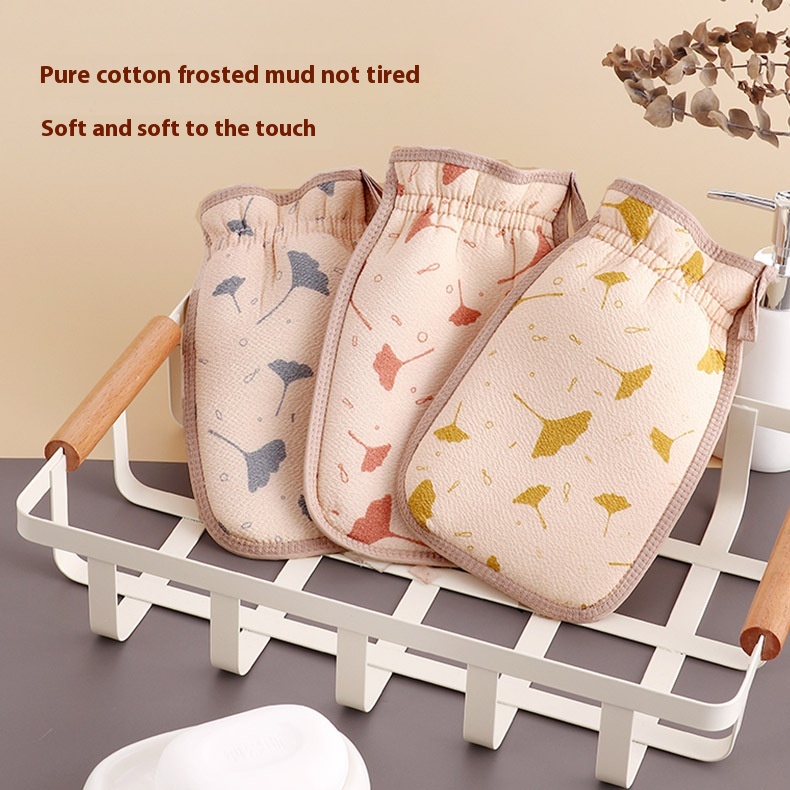 A3132 Bath Towel Creative Jade Show Women's Bath Towel Double-sided Mud-removing Bath Towel Fingerless Bath Gloves