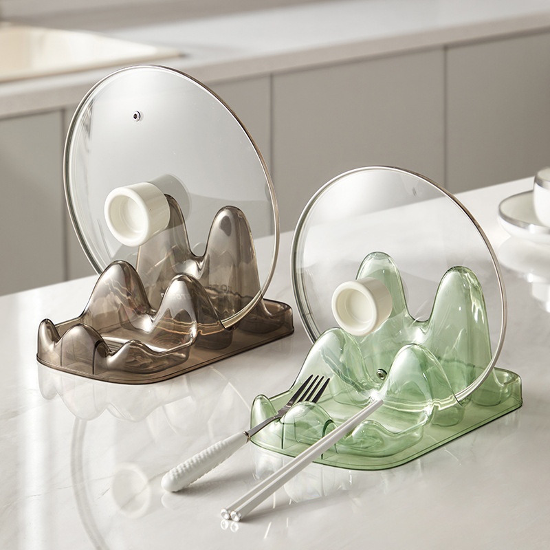 [Hedou C]Kitchen Supplies Pot Lid Rack Chopping Board Rack Spatula Rack Countertop Storage Artifact Home Double-layer Storage