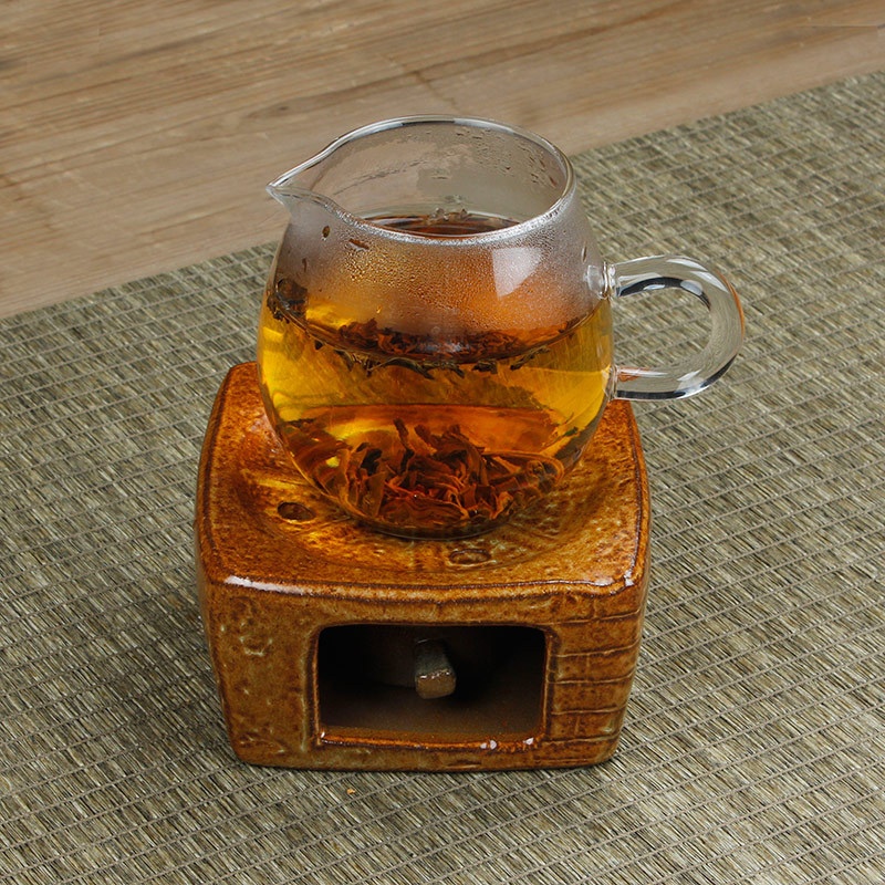 Coarse Pottery Tea Set Warm Tea Stove Candleulation Stove Stove Tea Brewing Small Kung Fu Ceramic Tea Soupulation Stove Tea Ceremony