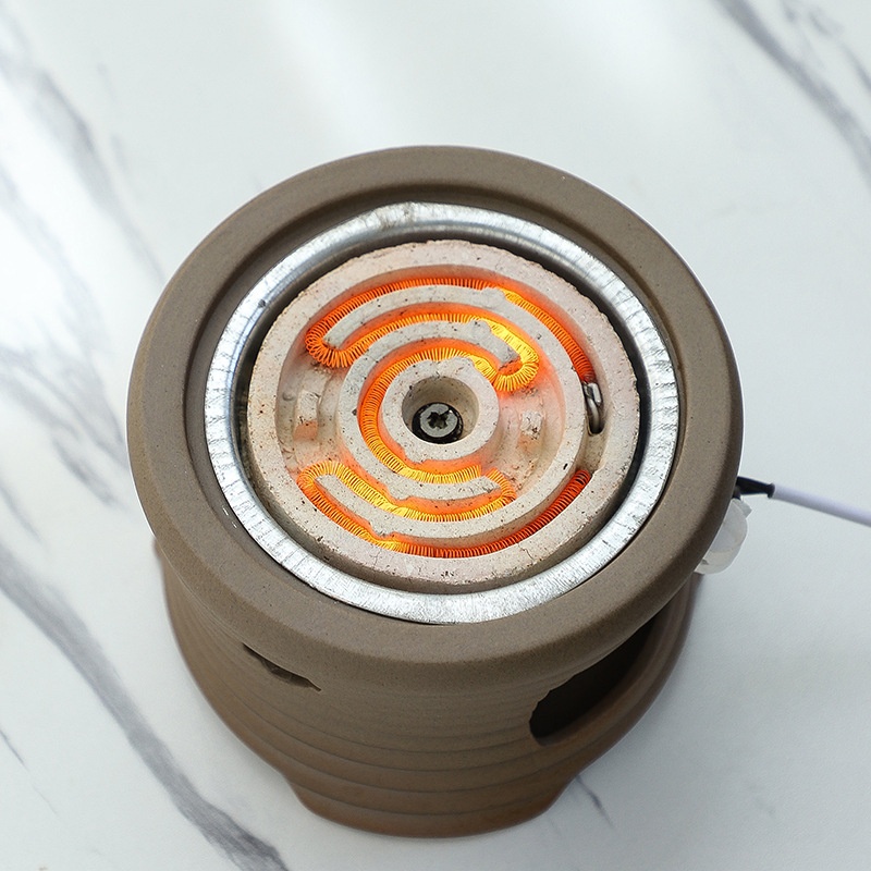 Ceramic Retro Health Electric Ceramic Stove Warm Tea Stove Teapot Boiling Water Tea Brewing Circuit Wire Heating Household Electric Tea Maker