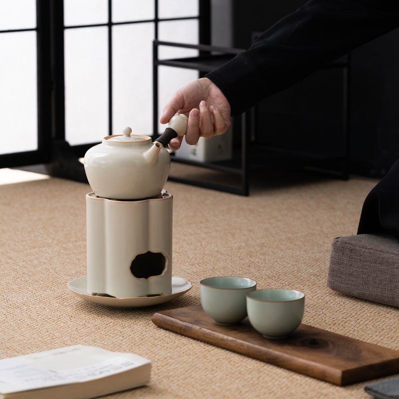Japanese Style Carbon Stove For Boiling Tea,Outdoor Alcohol Lamp,Small Stove,Household Tea Making,Water Boiling Stove,Fan Stove,Ceramic Tea Warming Stove