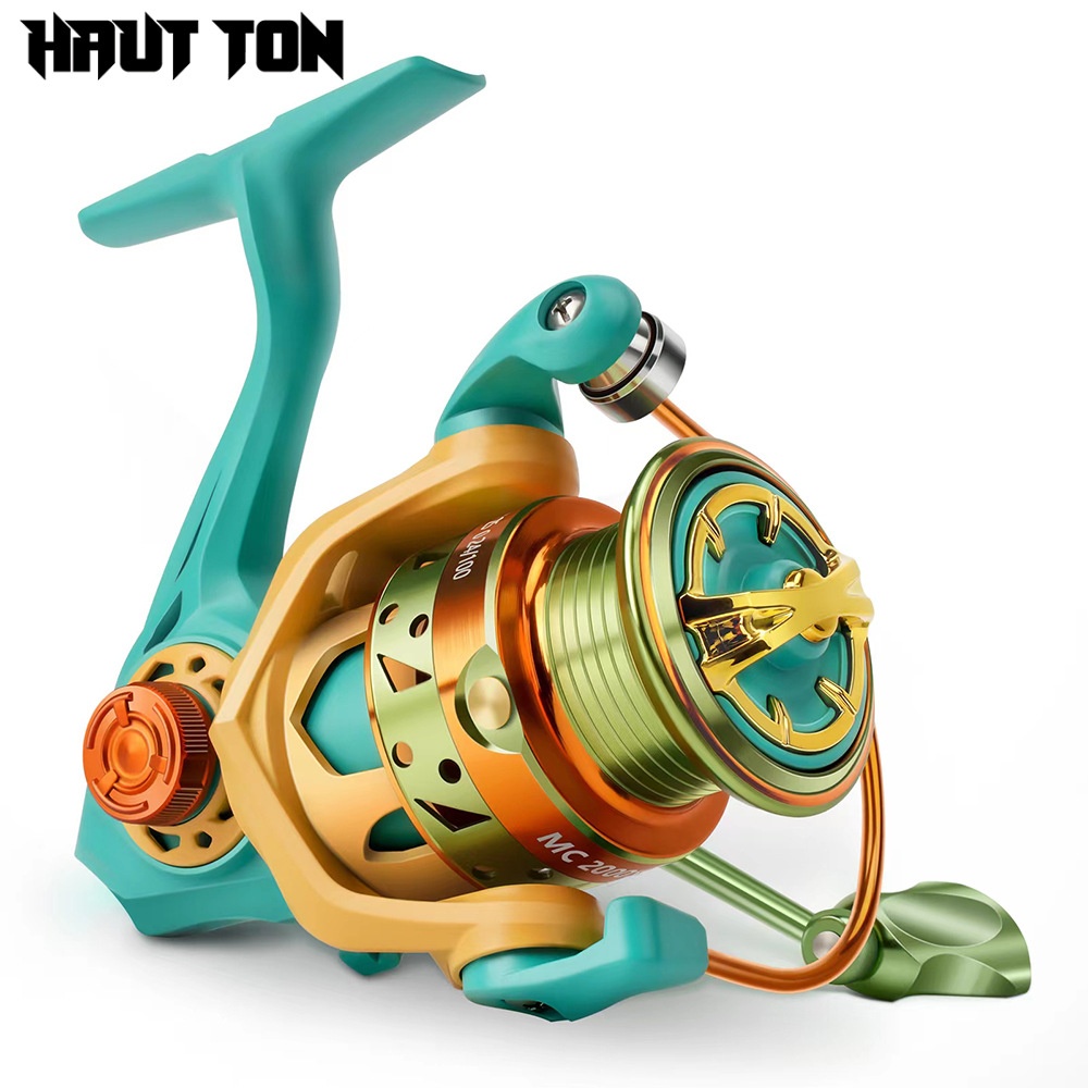 Haodun Black Fishing Reel Luya Spinning Reel Micro Fish Reel Fishing Line Reel Macaron Sea Rod Reel Raft Fishing Reel MC