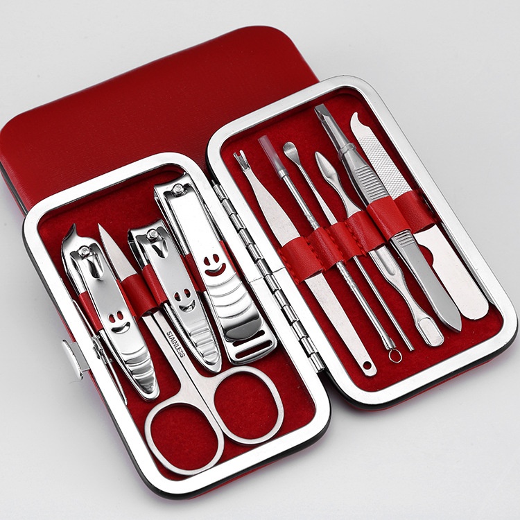 Nail Clipper Set10 Pieces Smiley Face Nail Clippers10 Pieces Set Nail Clippers Beauty Tools Manicure Set
