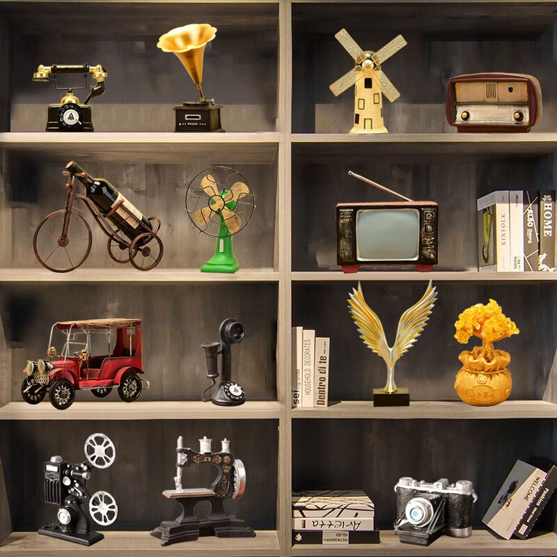 Creative Wine Cabinet Ornaments Window Decoration Light Luxury Home Modern Living Room Porch TVCabinet Simple Soft Decoration Matching