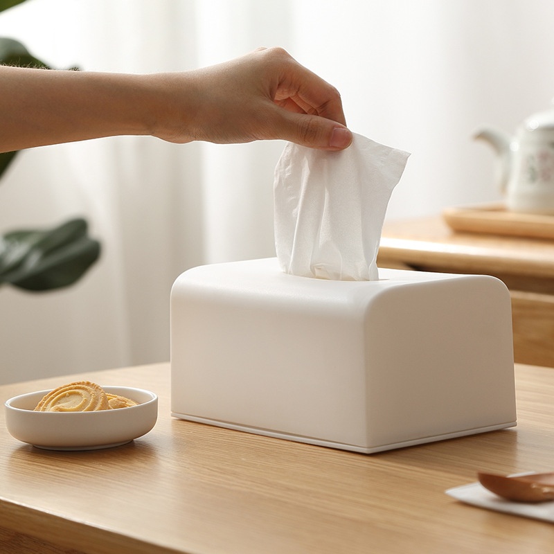 [Hedou]Simple Tissue Box Desktop Storage Box Living Room Paper Box Dining Table Desk Paper Storage Box