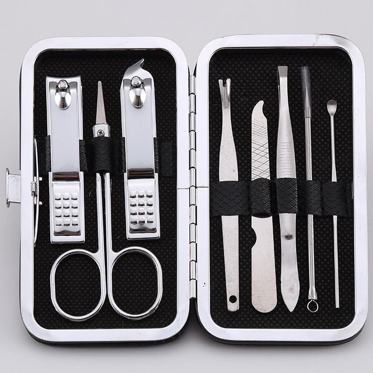 Stainless Steel Nail Clipper Set8-piece Set Nail Clippers Eight-piece Set Nail Clippers Beauty Tools Manicure Set
