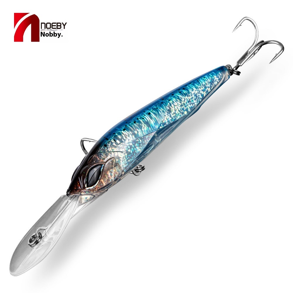NOEBYNobi Trolling Minnow Long Tongue Board Bait Lure Bait Sea Fishing Boat Fishing Hard Bait Fake Bait Bionic Bait
