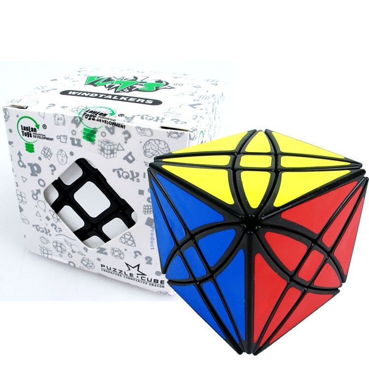 [Blue Eight-axis Magic Star Black Background]Children's Educational Alien Toys Rubik's Cube Foreign Trade
