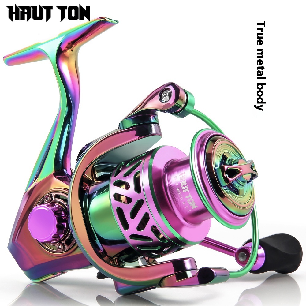 Haoton Spinning Reel Full Metal Fishing Reel Luya Black Fish Reel Sea Fishing Reel Sea Fishing Reel Long-distance Casting Reel Anchor Fish Reel