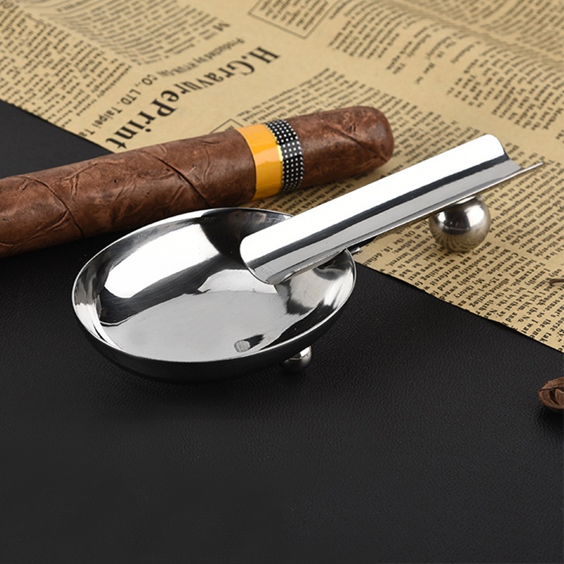 Stainless Steel Ashtray Cigar Ashtray Portable Creative Ashtray Cigarette Extinguisher Direct