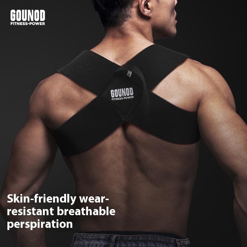 Fitness Shoulder Belt Training Auxiliary Belt Bench Press Shoulder Training Belt Push Up Chest Straight Back Correction Belt Men And Women Open Shoulder