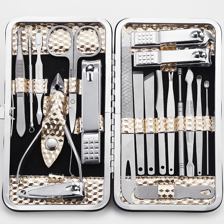 Nail Clipper Set19 Pieces Nail Clippers Beauty Manicure Tool Set Nail Clippers Gift Set