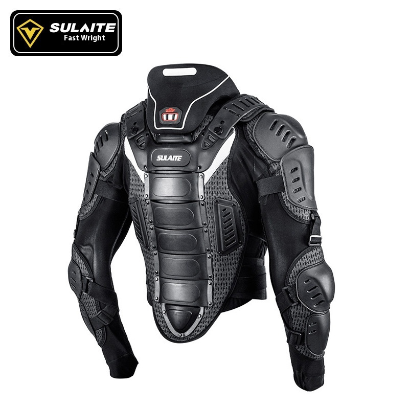 SULAITERiding Equipment Off-road Motorcycle Armor Clothing Protective Riding Suit Racing Neck Guard Anti-fall Armor Protective Gear