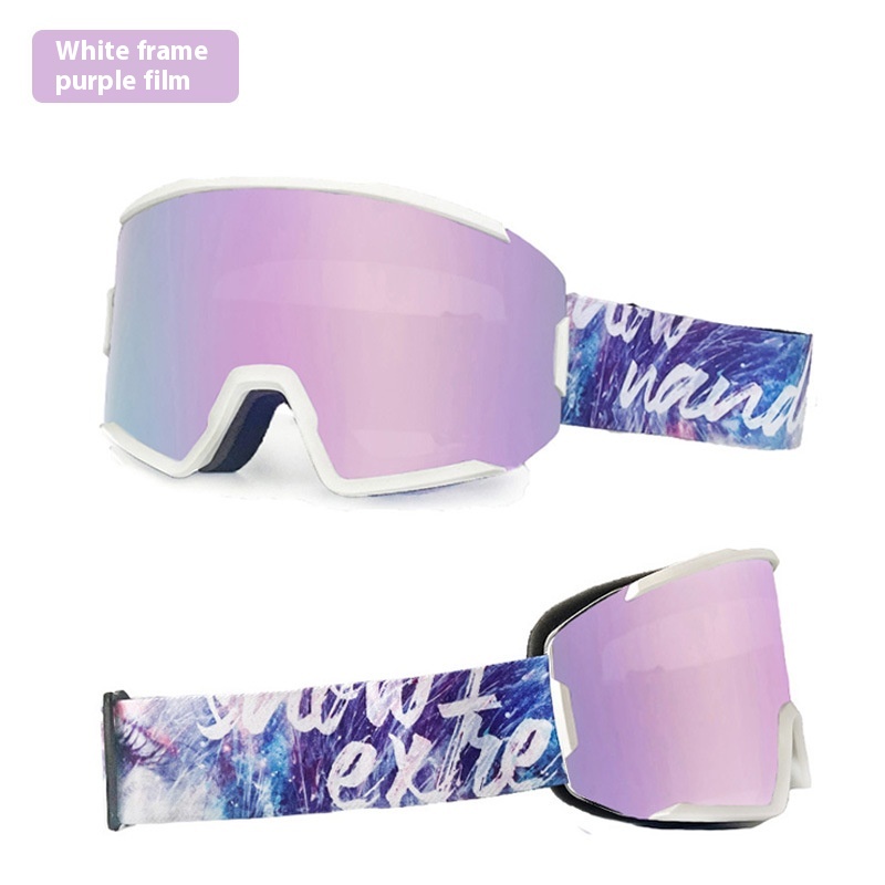 Cylindrical Ski Goggles Double-layer Anti-fog And Windproof Goggles Single And Double Board Ski Equipment Adult Myopia