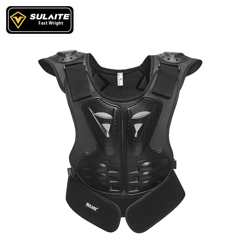 SULAITEChildren's Roller Skating Protective Gear Skating Chest Protector Back Night Reflective Equestrian Riding Armor Riding Armor Clothing
