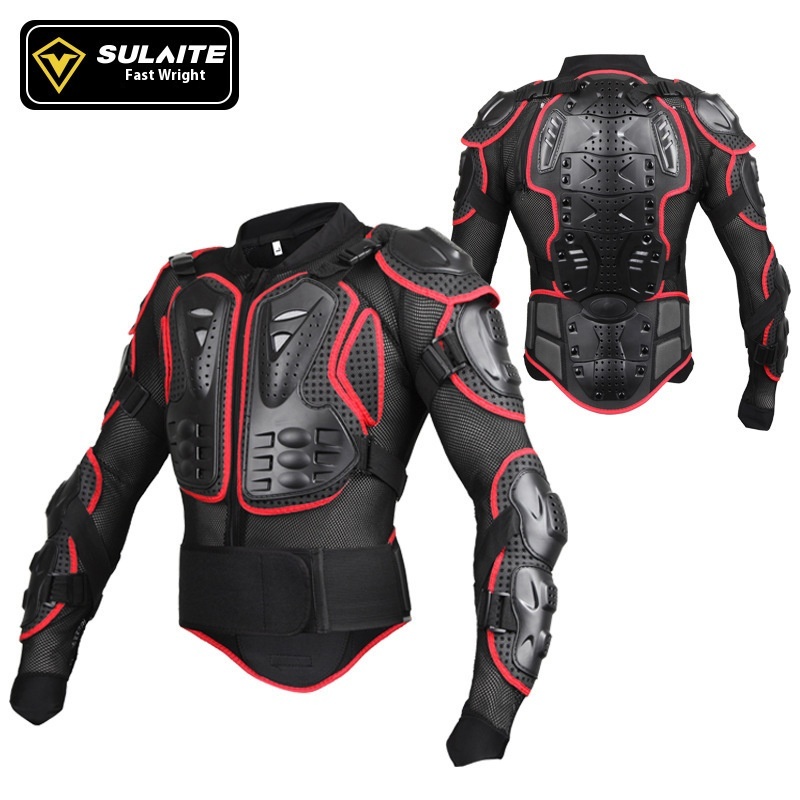 SULAITECycling Armor Jacket Outdoor Equipment Protective Gear Armor Motorcycle Armor Jacket Cycling Protective Gear