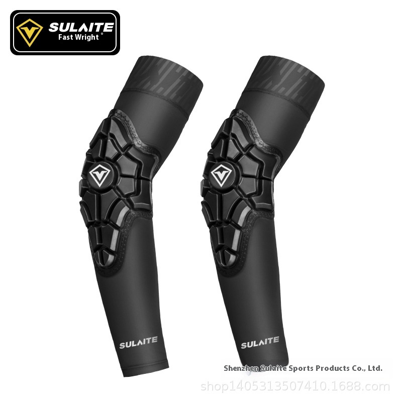 Sulet Motorcycle Ice Sleeve Motorcycle Anti-fall Elbow Protector Summer Riding Ice Silk Sleeve Sunscreen Sweat Absorption Breathable
