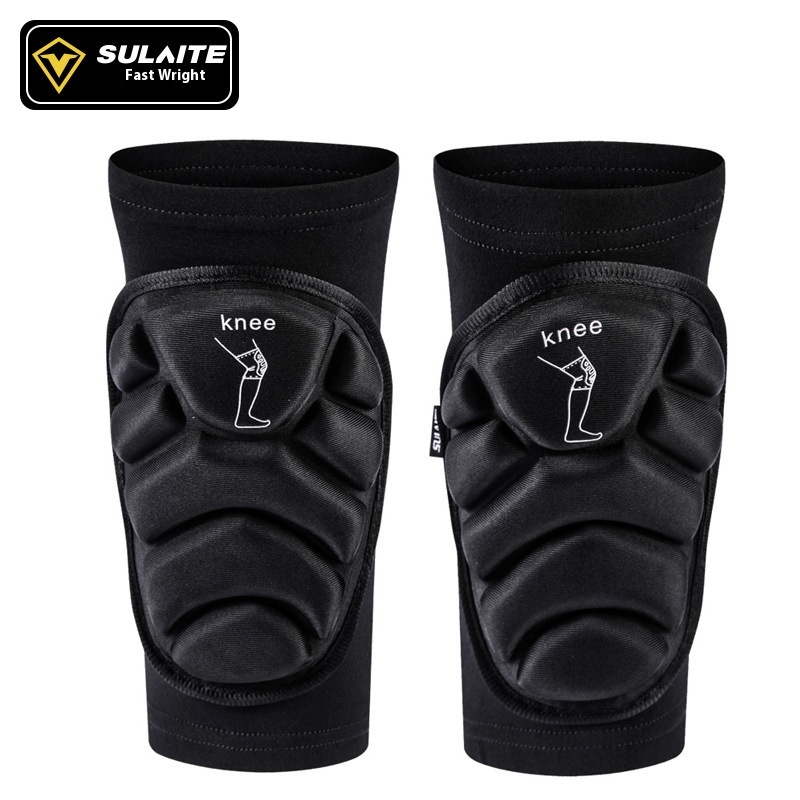 SULAITEExtreme Sports Skiing Roller Skating Soft Knee Pads Off-road Cycling Knee Pads Outdoor Sports Knee Pads