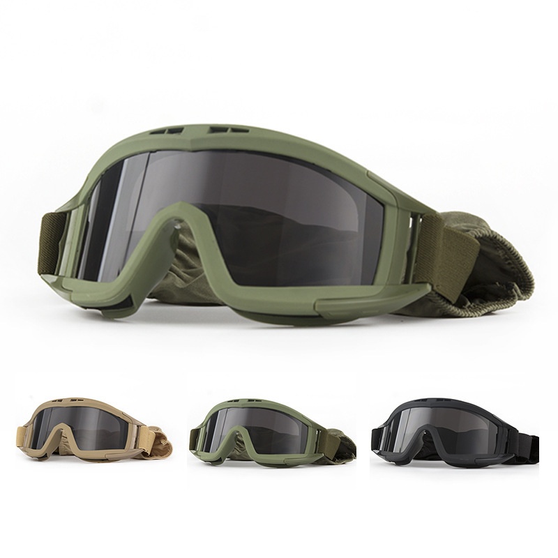 3.0 Thick Film Tactical Glasses Desert Military Fans Special Outdoor Shooting CSEquipment/locust Goggles