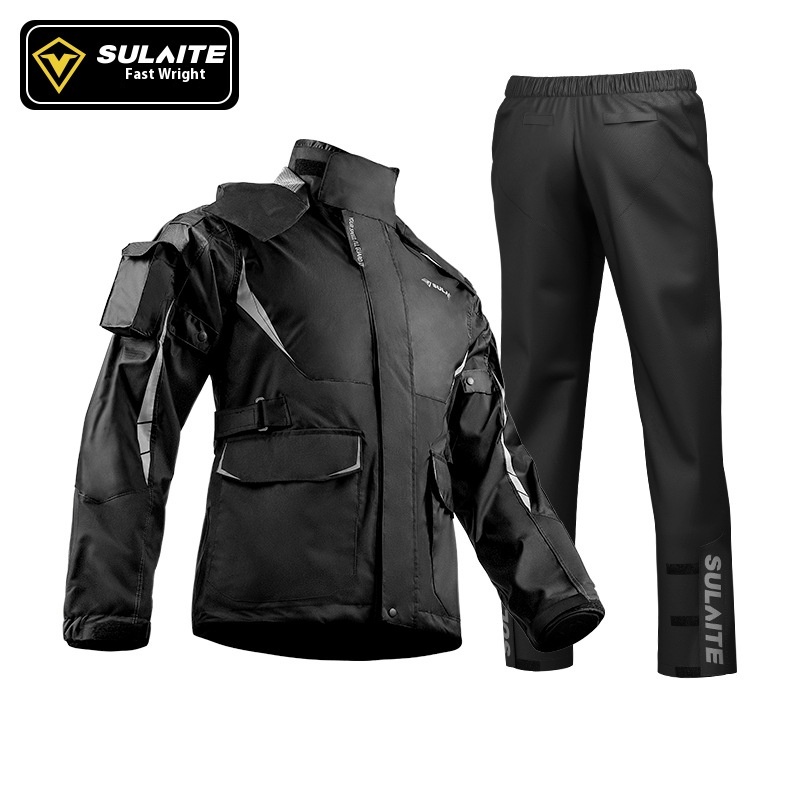 Motorcycle Riding Raincoat Outdoor Split Raincoat Rain Pants Motorcycle Travel Waterproof Suit Outdoor Hiking Jacket Waterproof