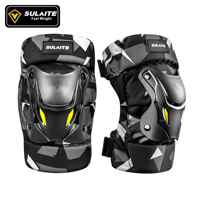 SULAITEMotorcycle Summer Riding Men And Women Knee Pads Elbow Pads Electric Motorcycle Breathable Riding Equipment Protective Gear