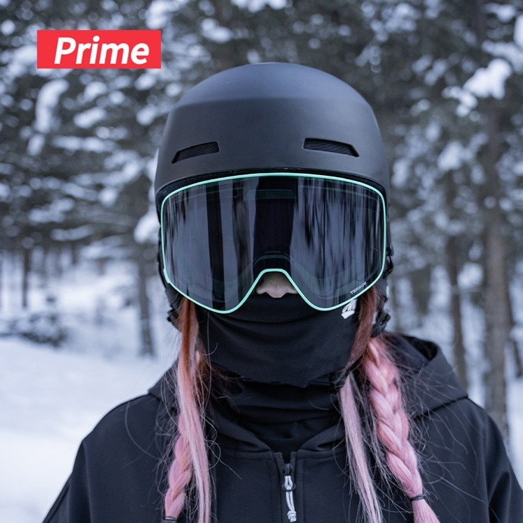 PRIMEC4 Safety Ski Helmet Men's Warm Snow Helmet Women's Single Board Breathable Ski Helmet Professional Snow Equipment