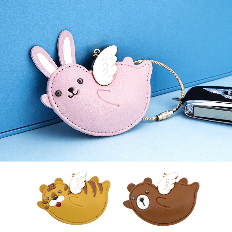 Bamenchongshefei2 Cartoon PUCar Keychain Girls Bag Hanging Accessories Creative Small Gifts