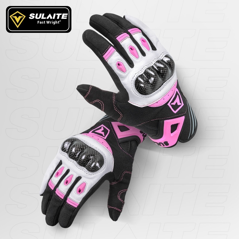 Sulet Motorcycle Gloves Cycling Men's And Women's Carbon Fiber Knight Protection Motorcycle Ski Gloves Motorcycle Travel Equipment