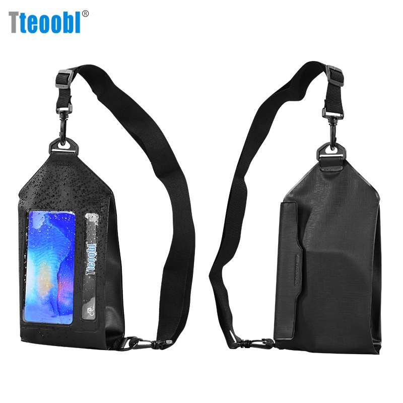 Sports Waterproof Chest Bag Cycling Messenger Bag One-shoulder Cycling Small Backpack Mobile Phone Bag Touch Screen Outdoor
