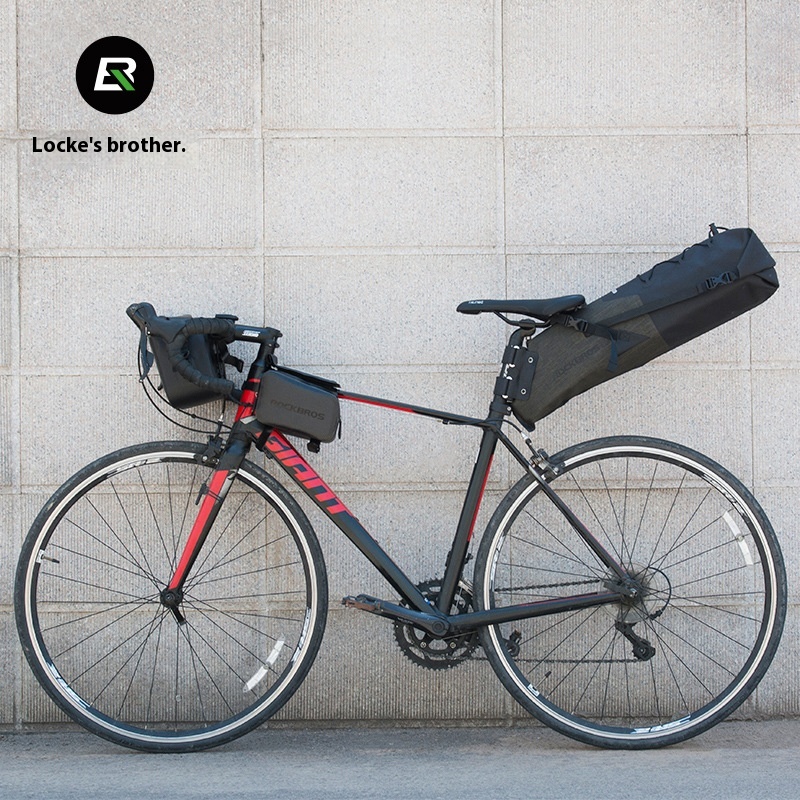 Locke Brothers'Hot-selling Bicycle Bag Bicycle Bag Fully Waterproof Tail Bag Large Capacity Rear Seat Bag